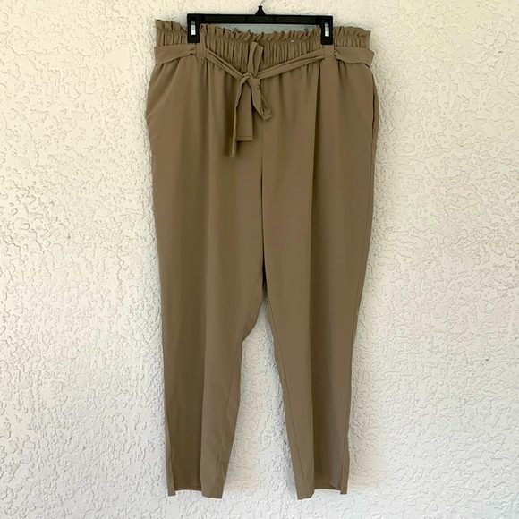 Stylus soft stretchy pants with removable belt and pockets size XL - Picture 1 of 13